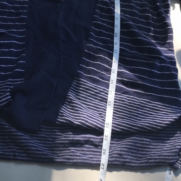 GAP merino wool blend striped kimono navy uniform cardigan size XS oversized - Picture 9 of 12
